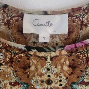 RARE! Camilla Flamenco Sweep Playsuit Size‎ 1 Small